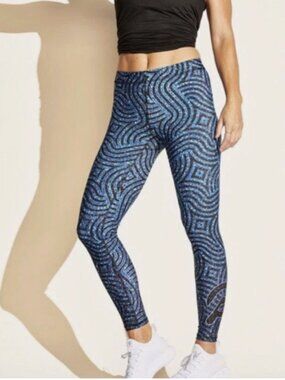 Terez x Peloton Glitter Galaxy Leggings Size S